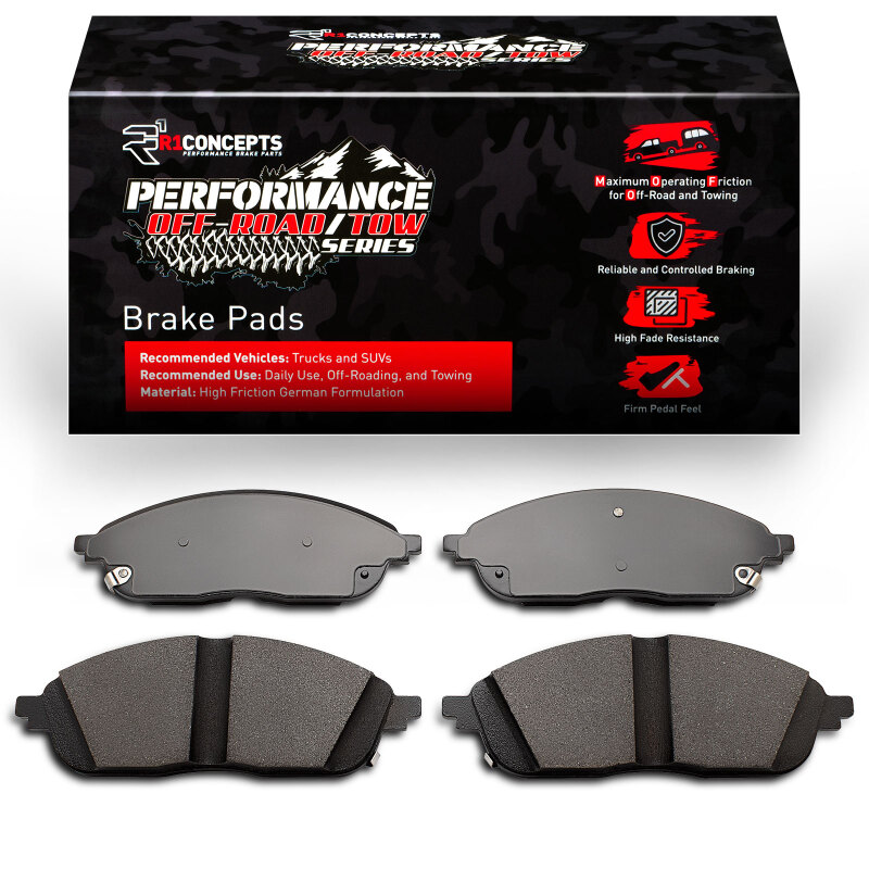 Jeep Grand Cherokee L Brake Pads - Front - R1 Concepts - Off-Road/Tow - `21-`25